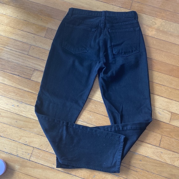 Reformation Julie High waist cigarette black jeans - Picture 2 of 7